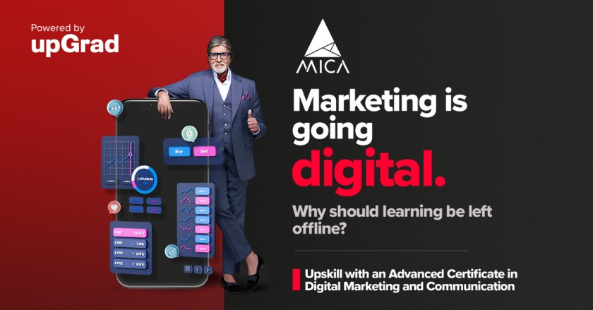 Digital Marketing and Communication Course from Upgrad and MICA